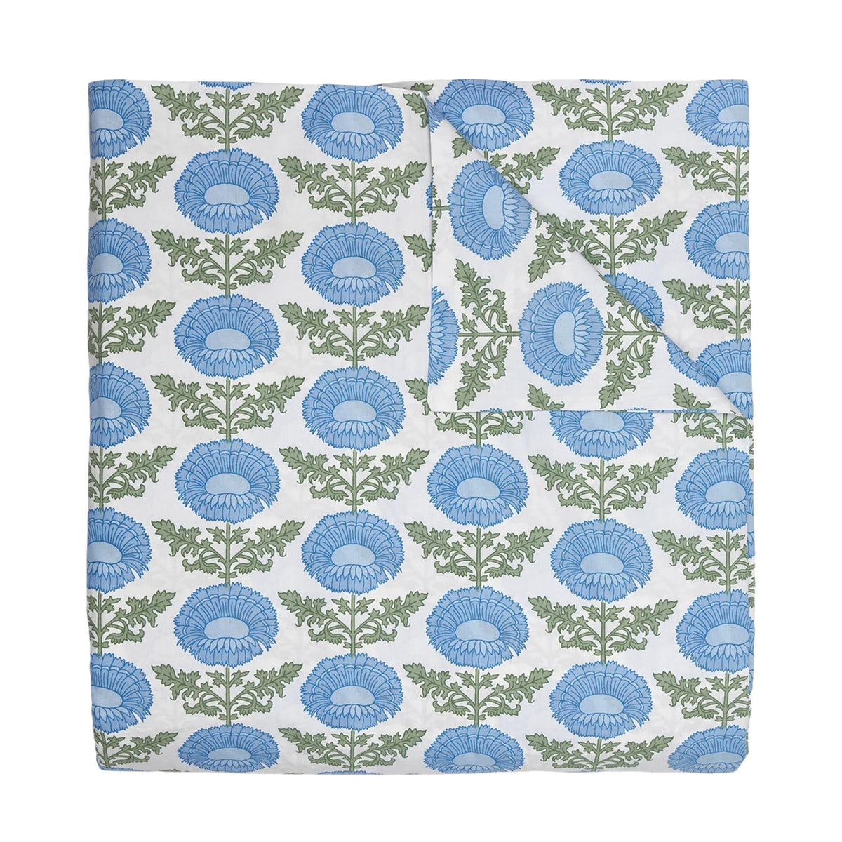 Kaavia Light Indigo Organic Duvet - Queen