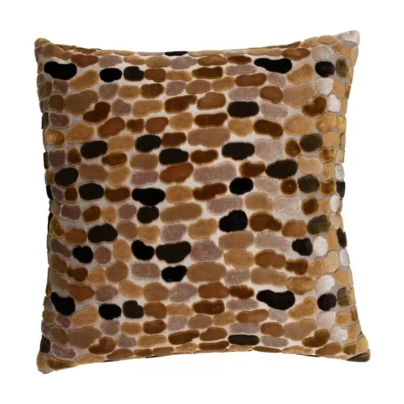 22" River Rock Earth Throw Pillow