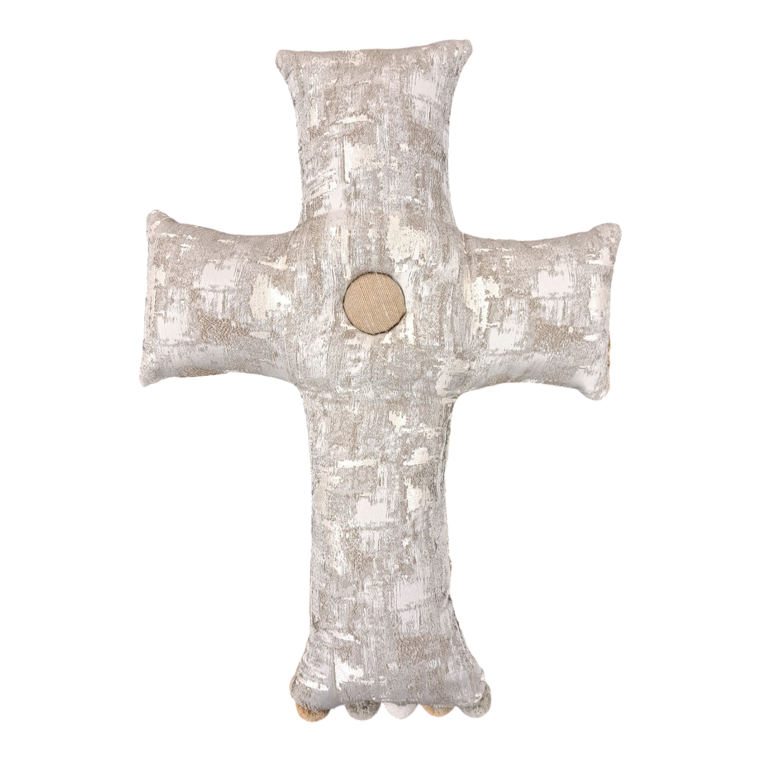 Handmade Cross Pillow
