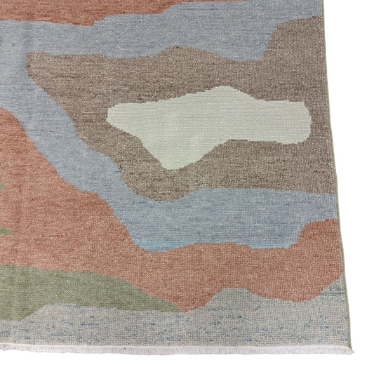 9' x 12' Oushak Abstract Rug