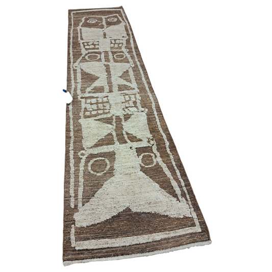 2'7" x 10' Tribal Moroccan Rug
