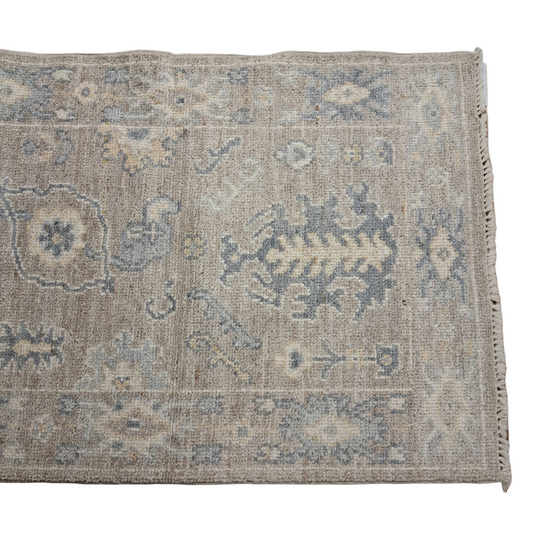 2’7" x 8’ Pink & Blue Moroccan Rug