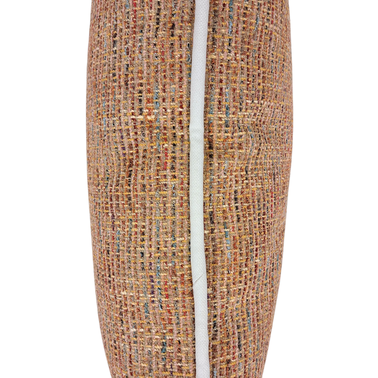 24" Orange Pillow w/ White Cord