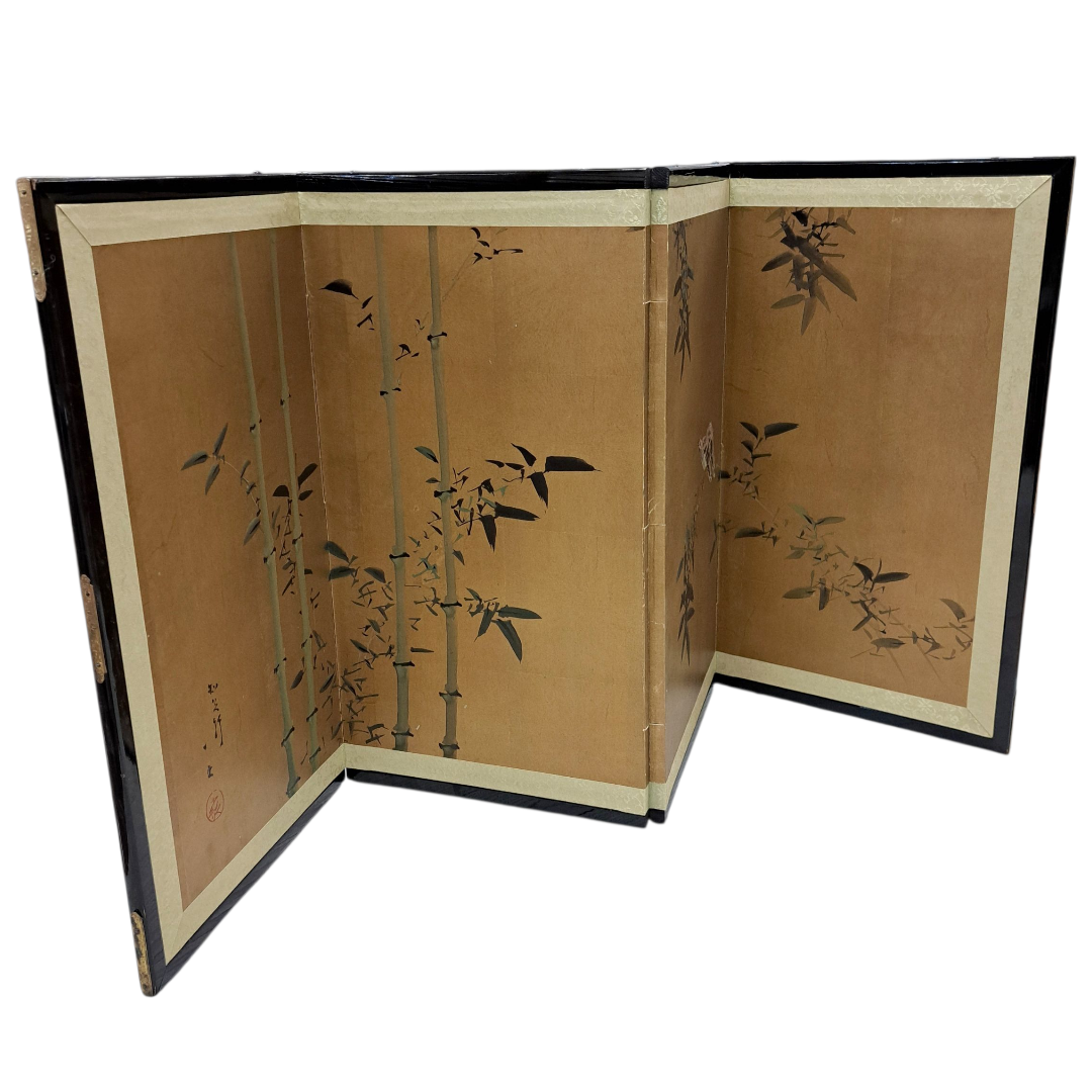Large Antique Asian Screen