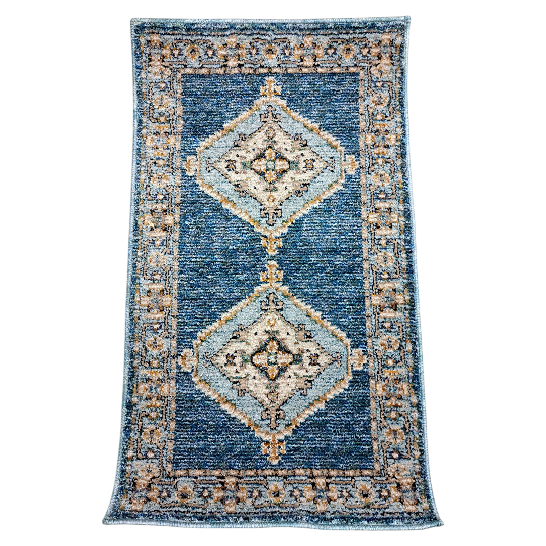 1'10" x 3'3" Andorra Light Blue Rug