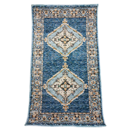 1'10" x 3'3" Andorra Light Blue Rug