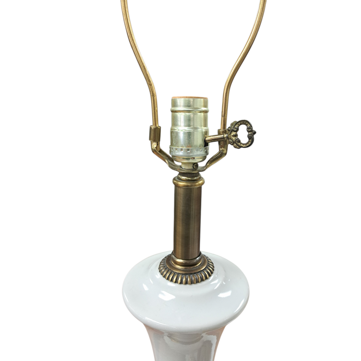Vintage White Table Lamp