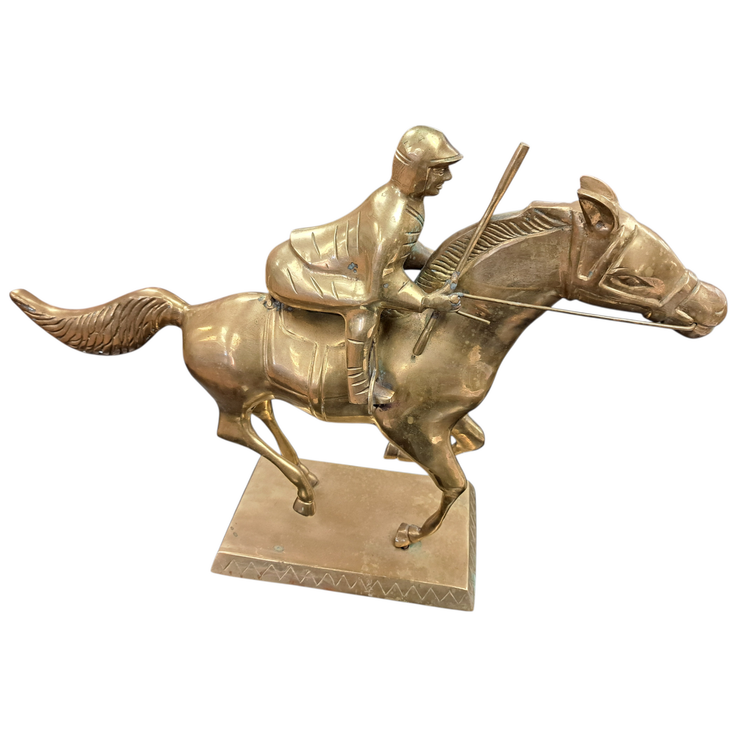 Brass Equestrian Statue