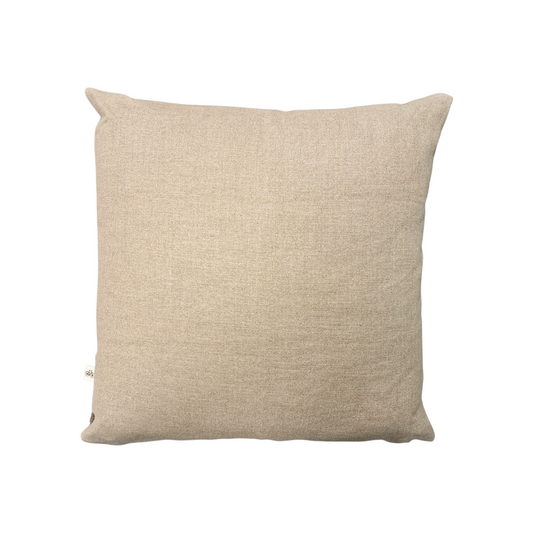 Bold Botanical Bee Embroidered Pillow - 26"