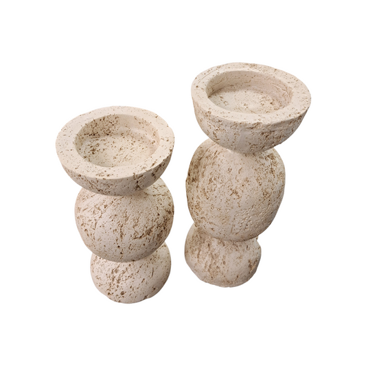 Alodia Cement Candleholder