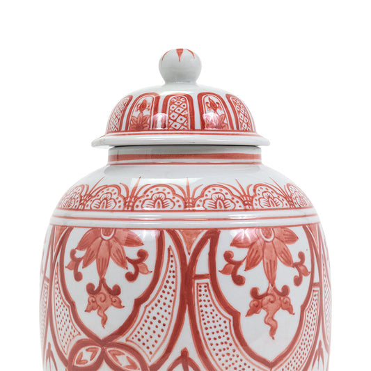 Red Cinnimon Egg Urn