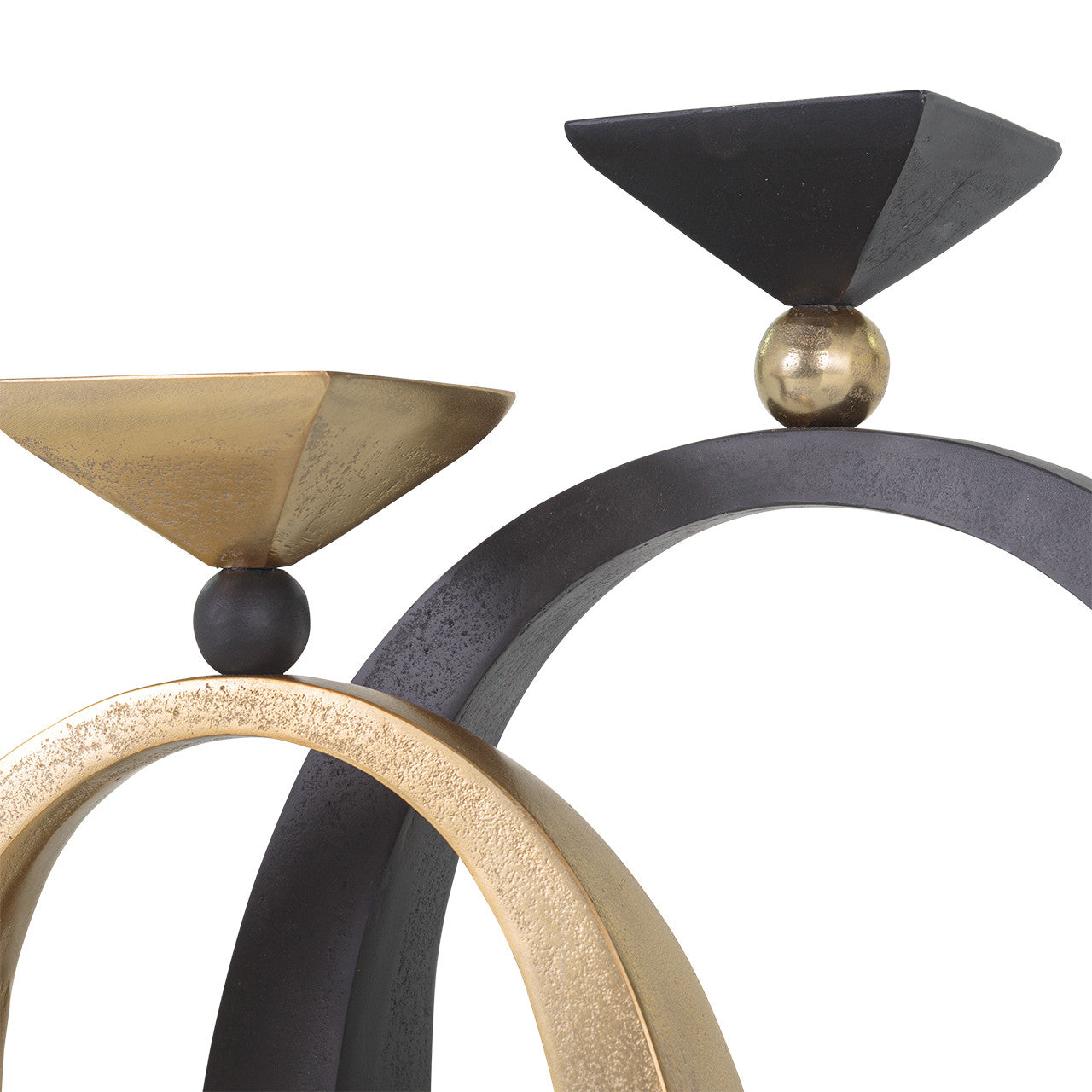 Black & Gold Candleholder