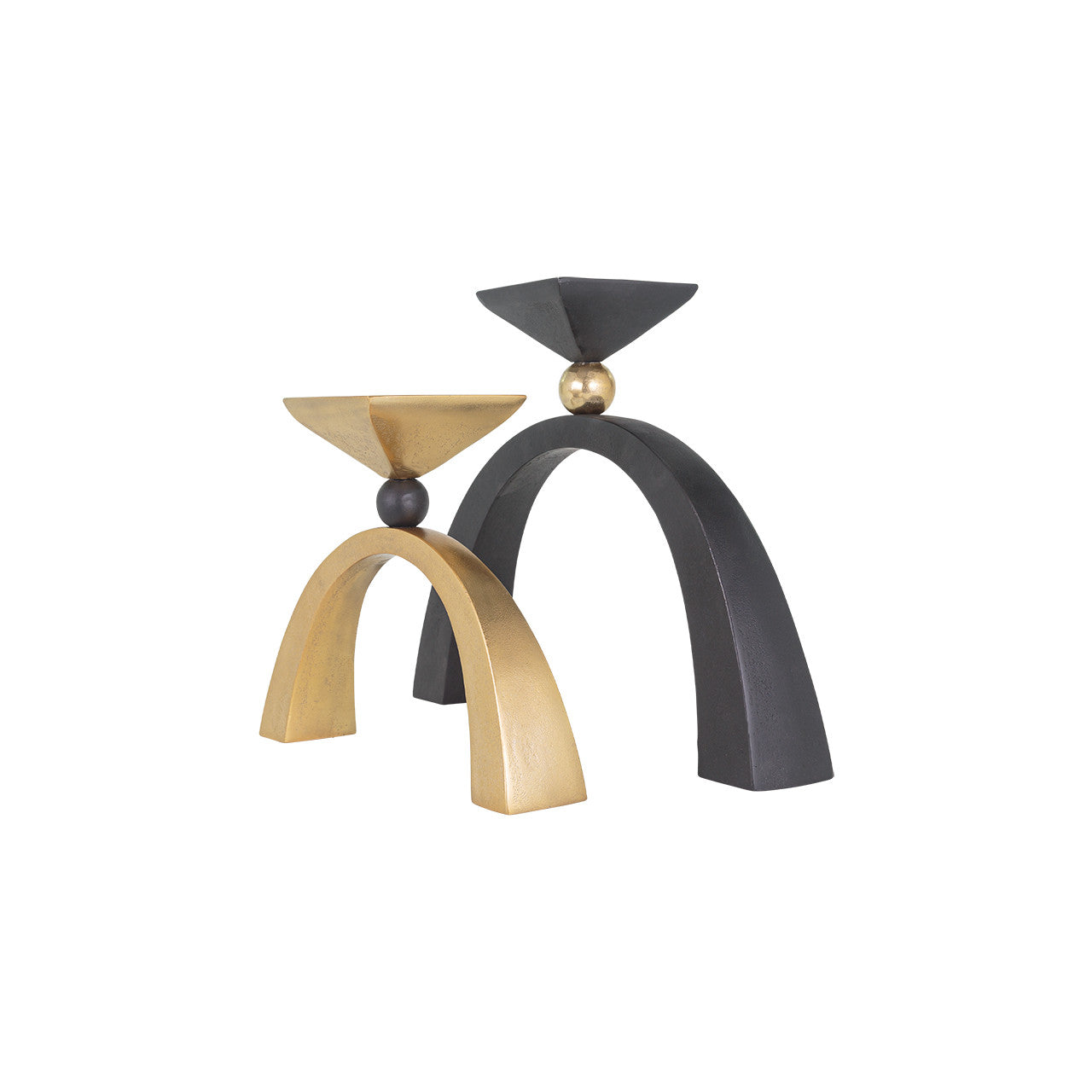 Black & Gold Candleholder