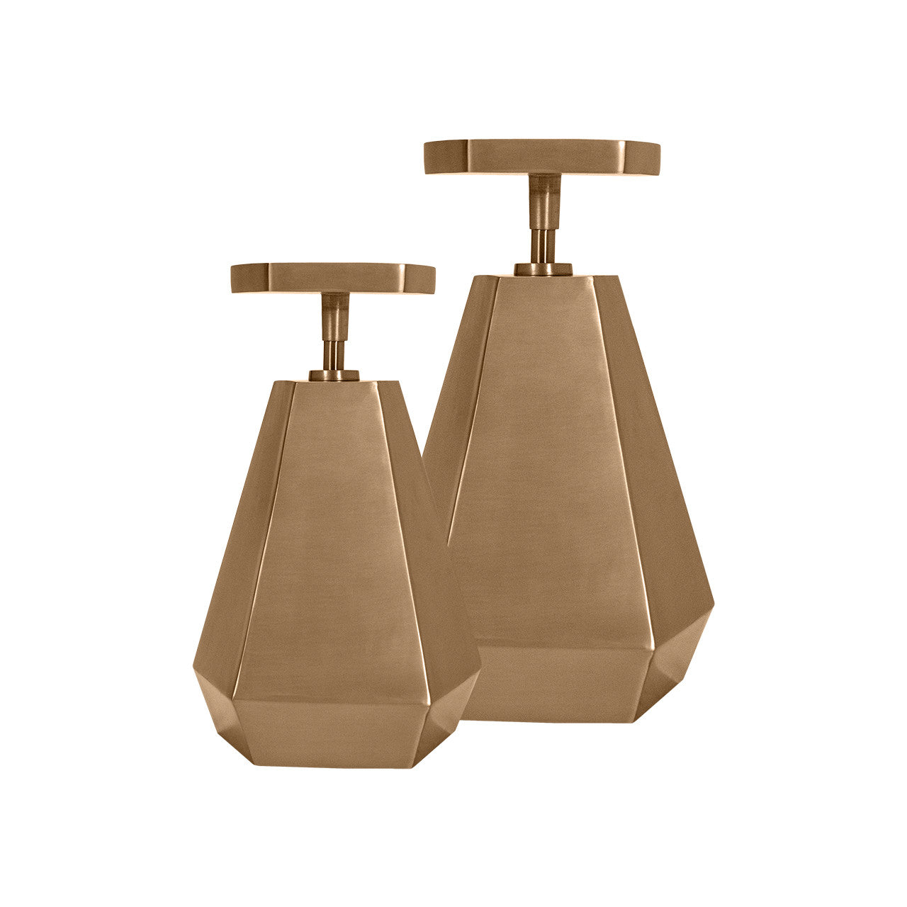 Gold Iron Candleholder