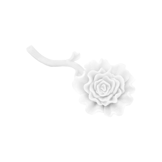 Aldera White Rose Sculpture