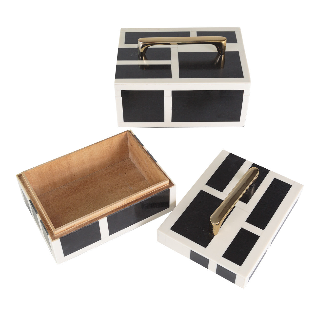 Black & White Resin Box