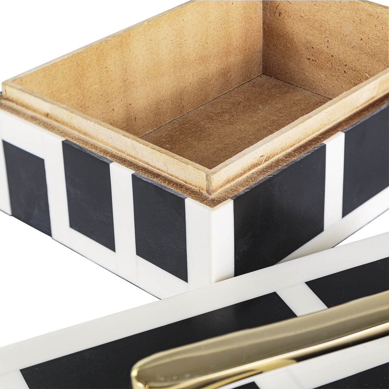 Black & White Resin Box