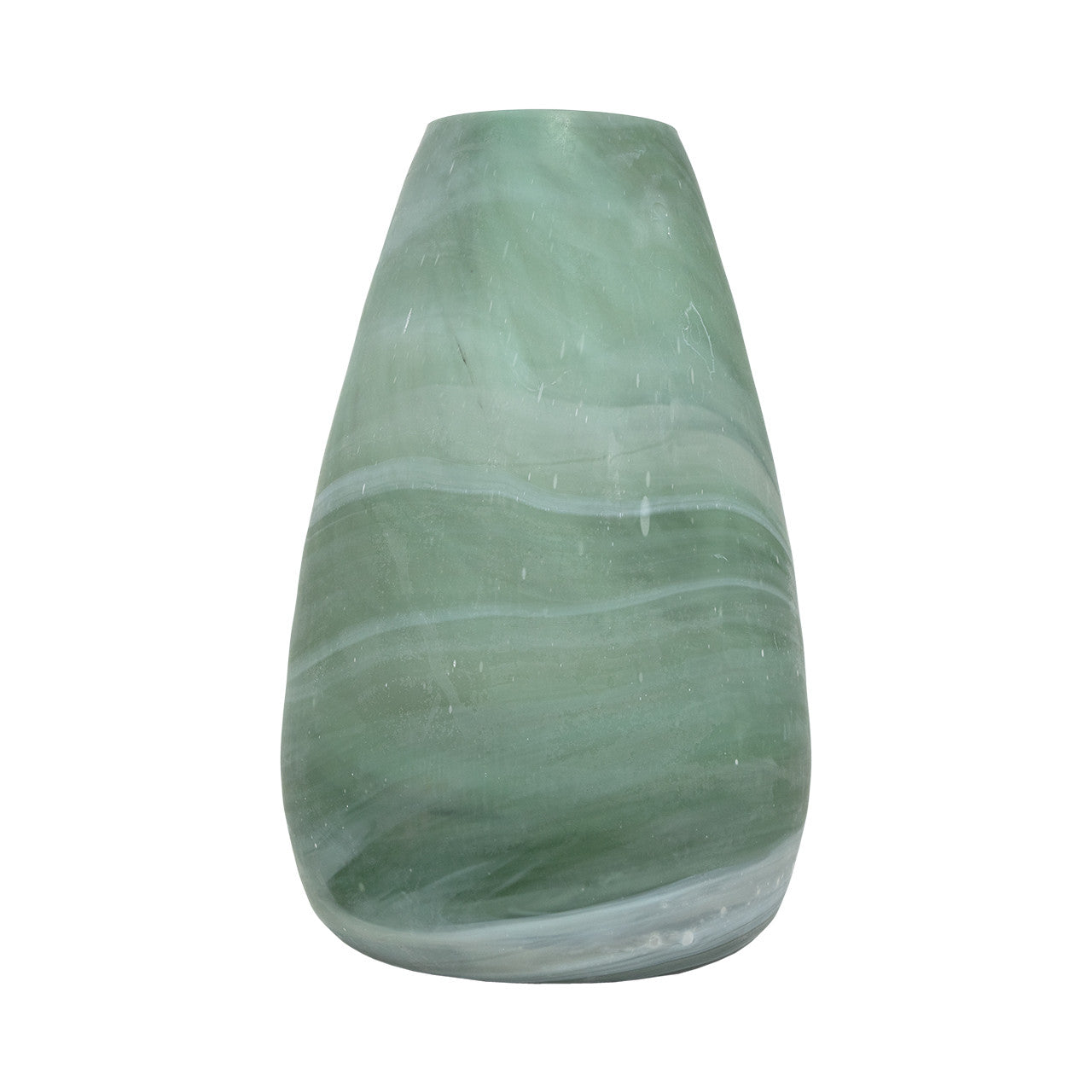 Illidan Green Glass Vase