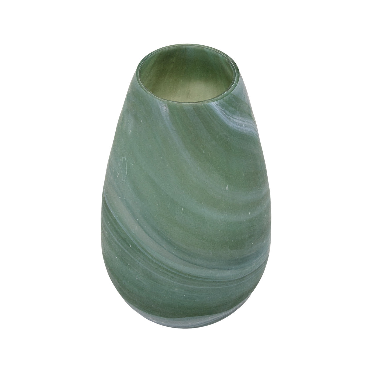 Illidan Green Glass Vase