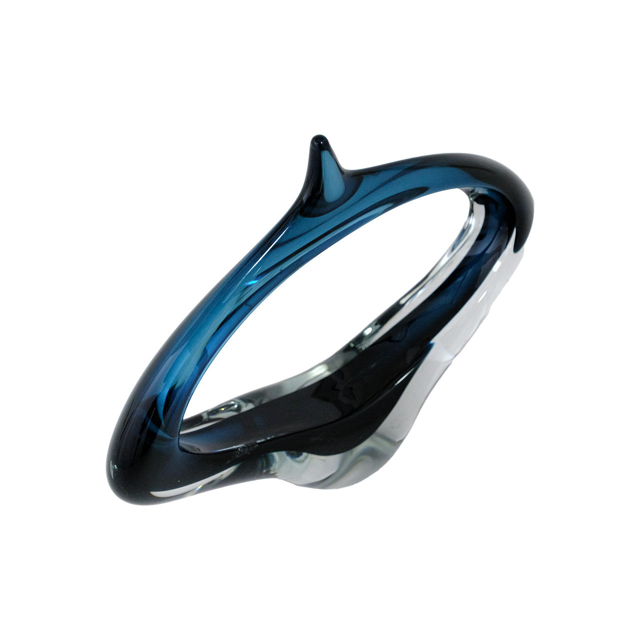 Olwen Blue Glass Sculpture