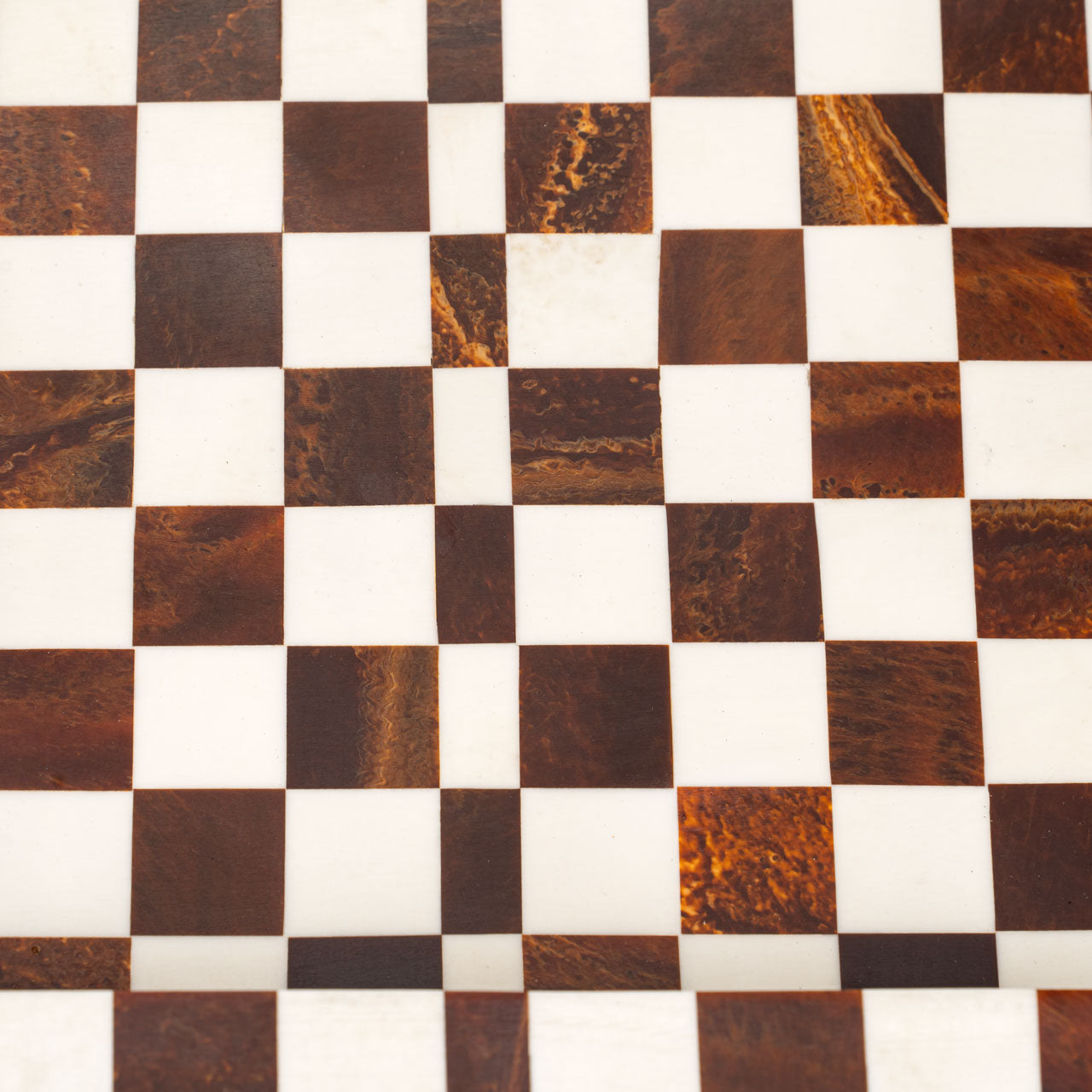 Camiro Large Brown & White Tray