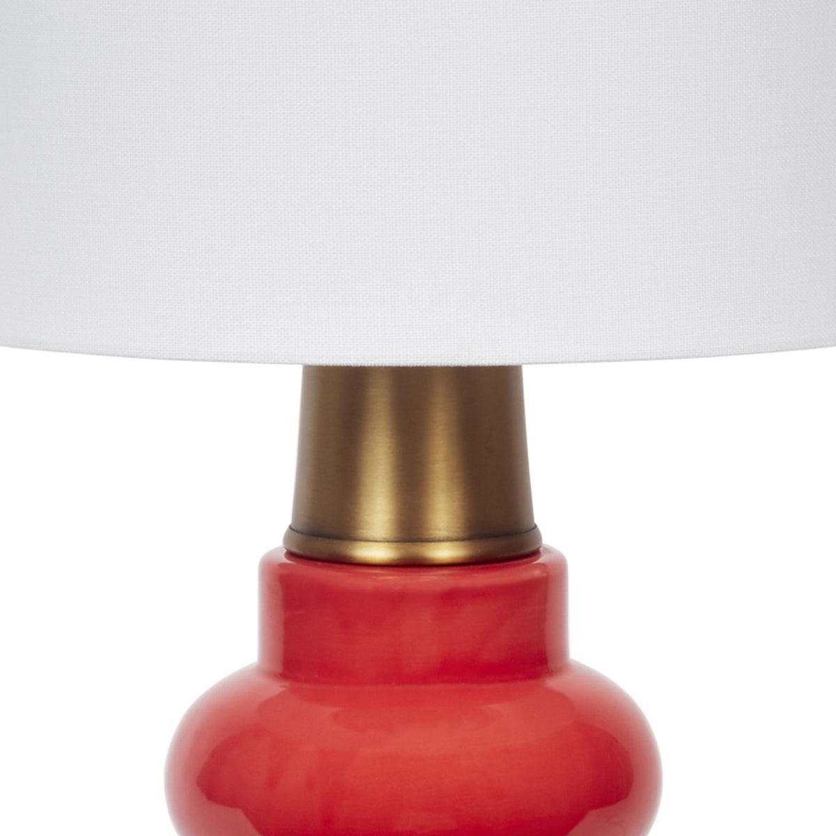 Candy Red Ceramic Mini Accent Lamp