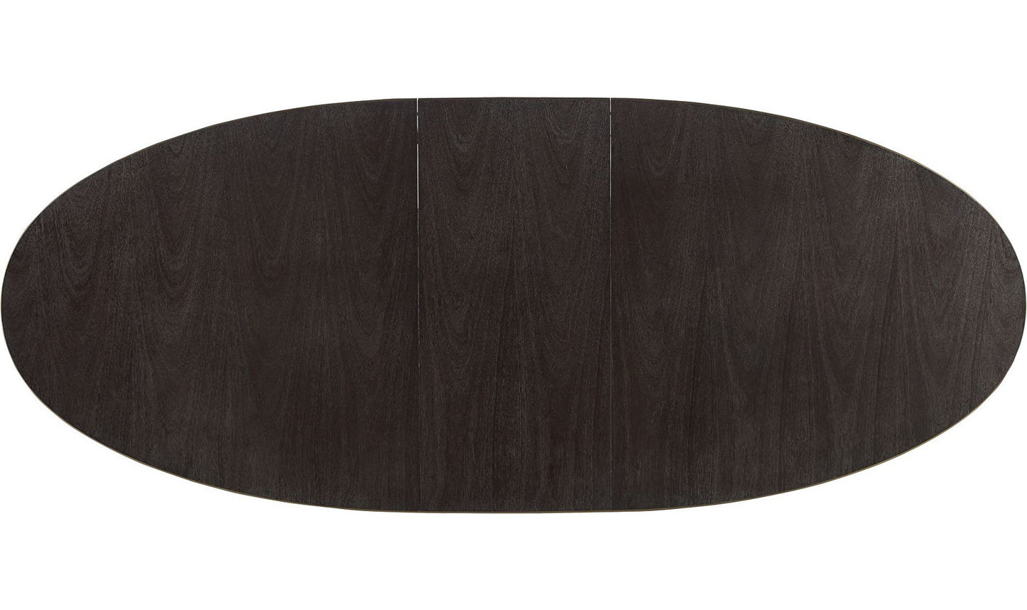 Mahogany & Brass Dining Table