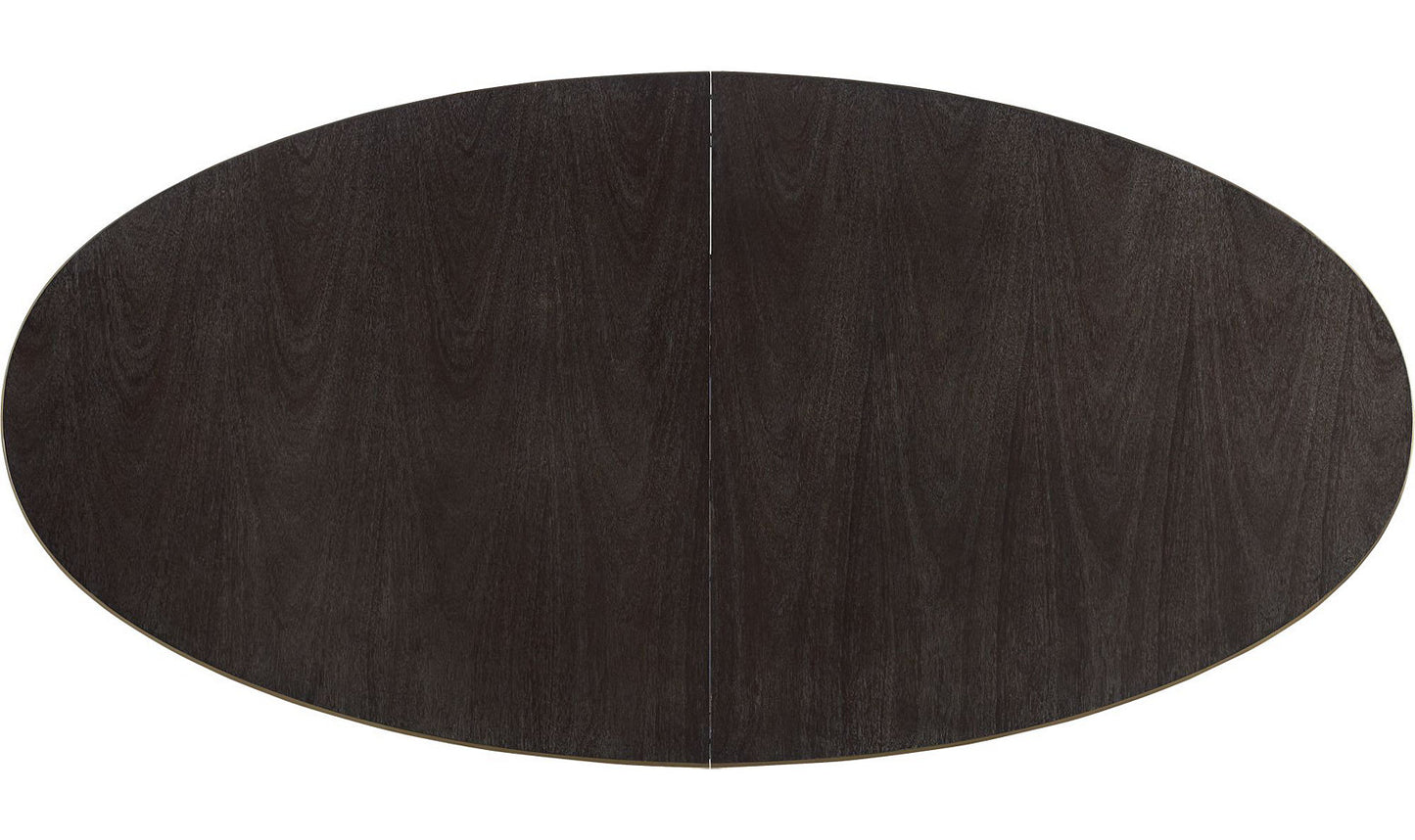 Mahogany & Brass Dining Table