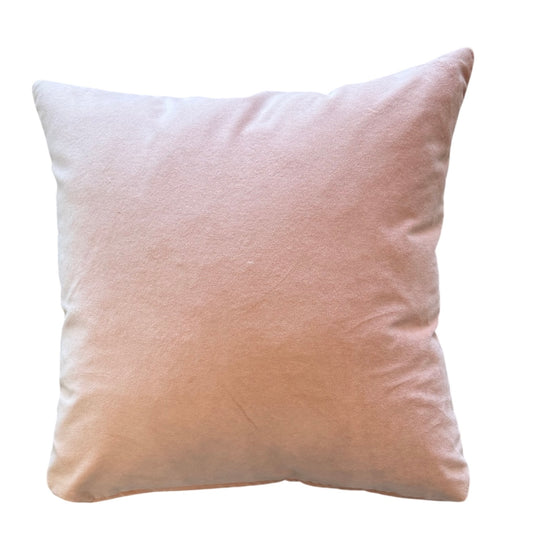 20" Blush Pink Velvet Pillow