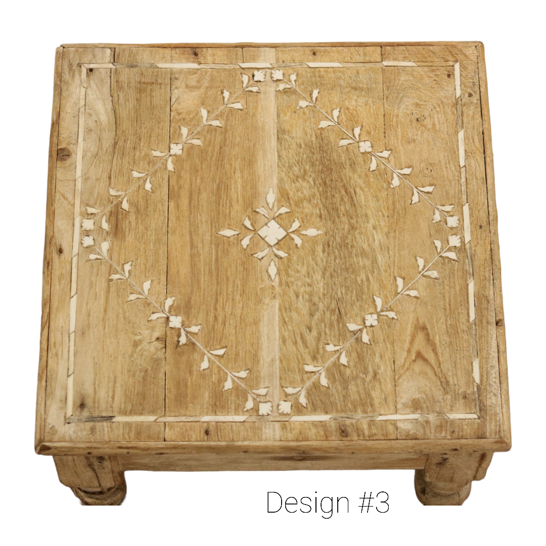 Antique Bone Inlay Riser
