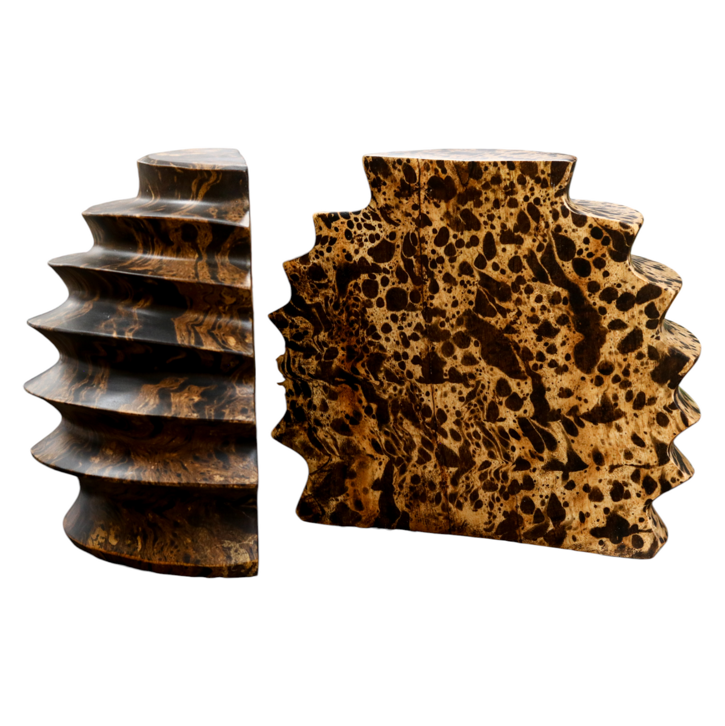 Mango Wood Bookend Set