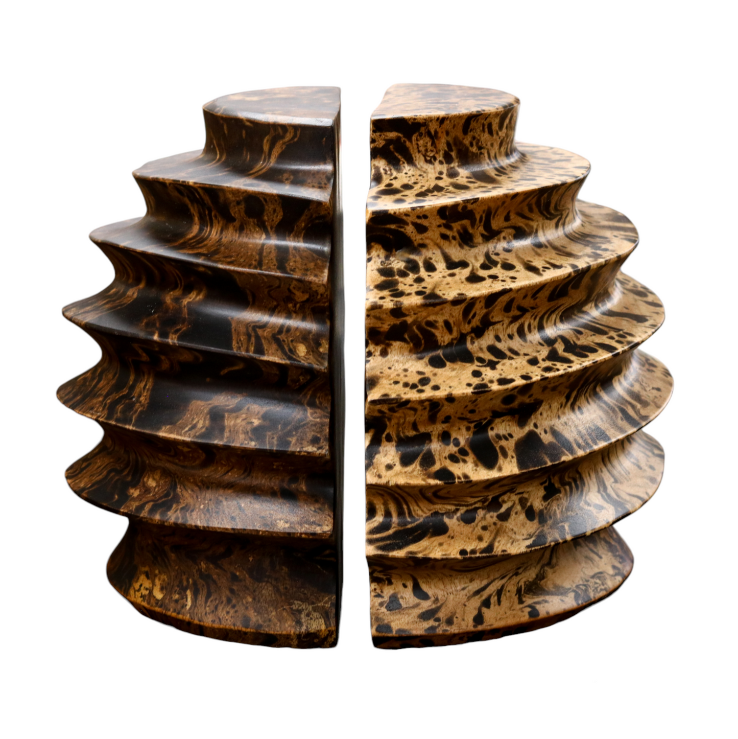 Mango Wood Bookend Set