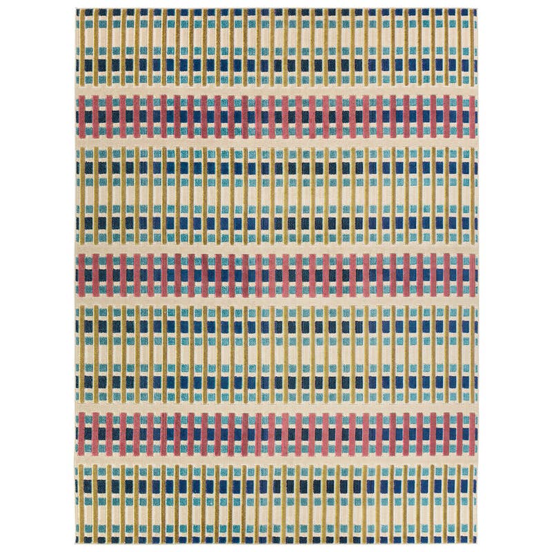 5' x 7' Alina Cream Indoor/Outdoor Rug