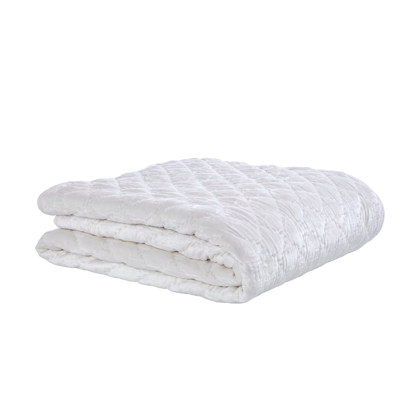 Clermont Queen Quilt in White