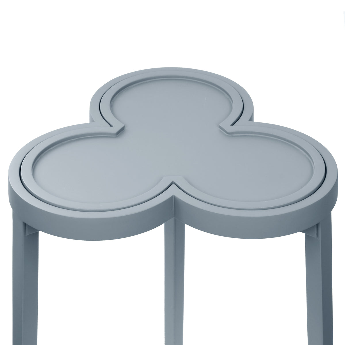 Light Blue Clover Cigar Table