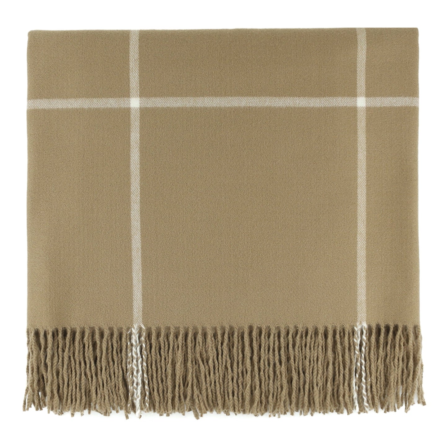 Glasgow Camel Throw Blanket