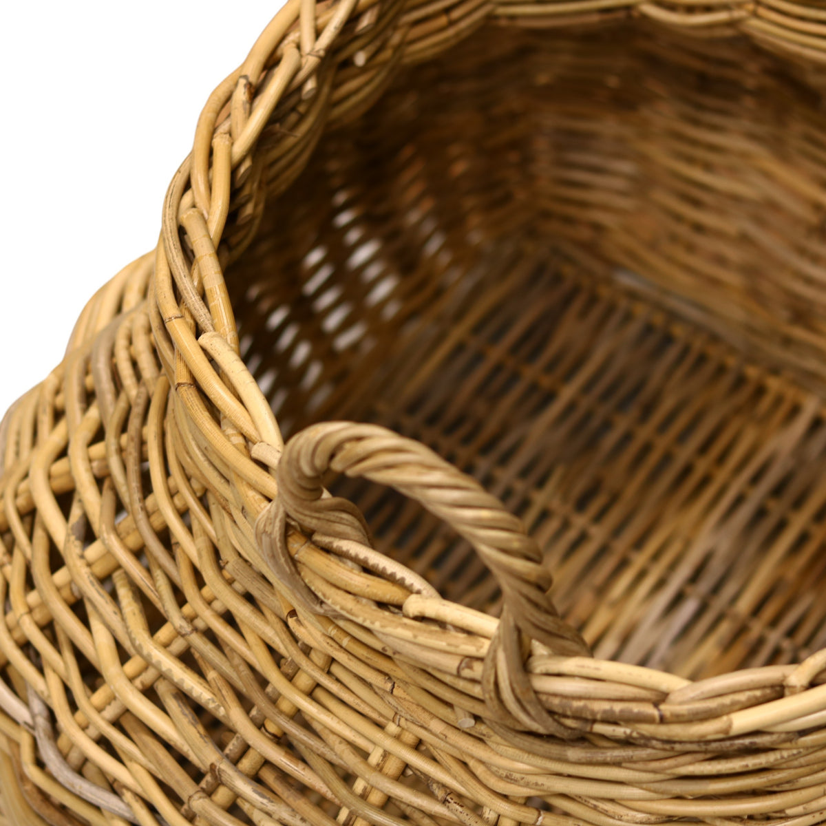 Buka Round Basket with Handles