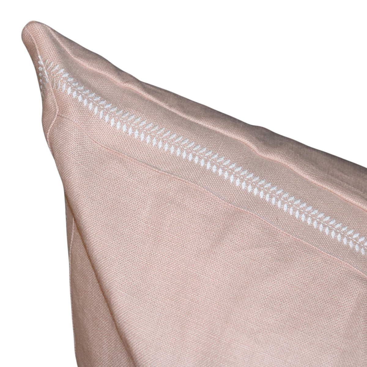 Blush Linen & Paloma Tape Sham - Dutch Euro