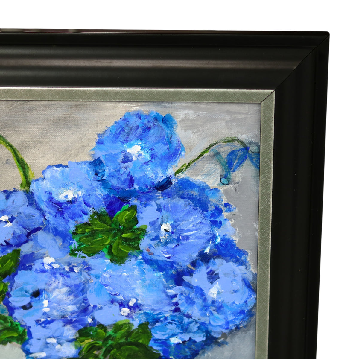 Vase of Blue Flowers by Betty Skybell