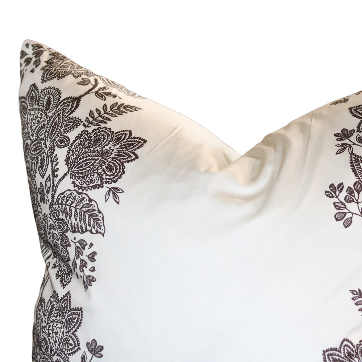 Raj Chocolate & White Sham - Euro