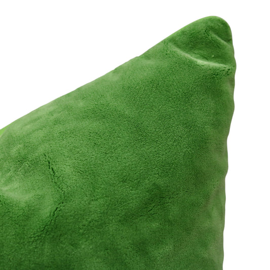 Plushter Emerald Velvet Pillow - 22"