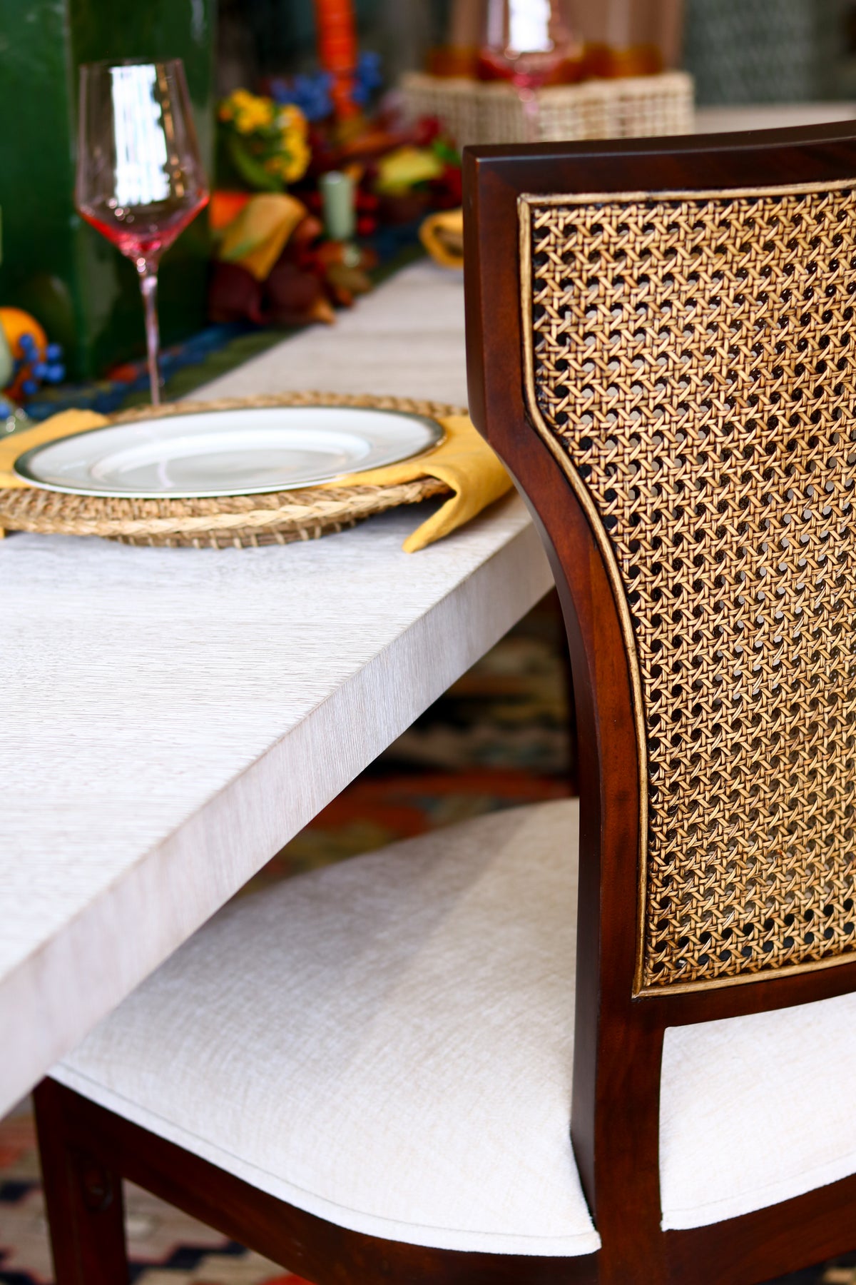 Aldgate Rattan Back Dining Chair