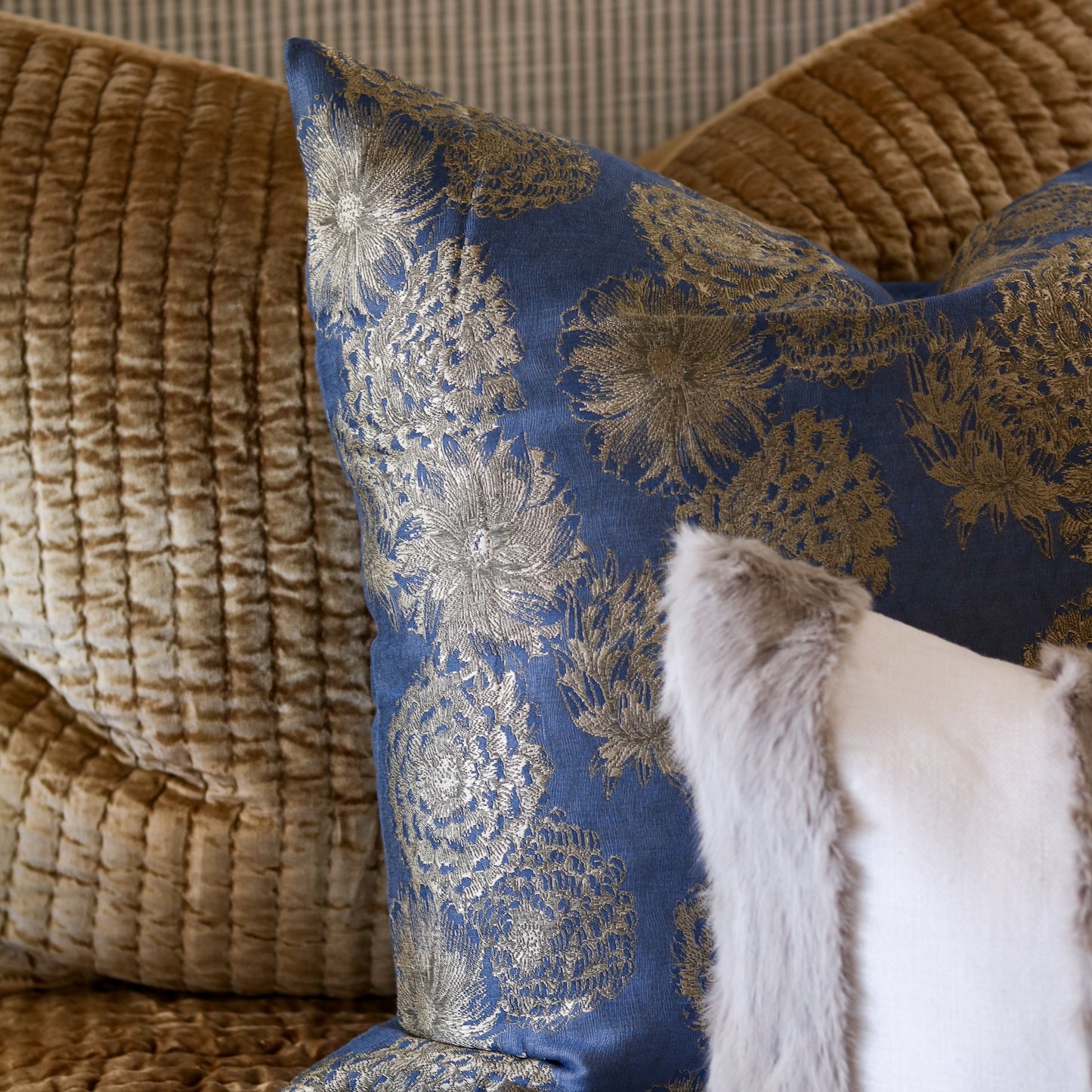 26" Chrysanthemum Euro Sham