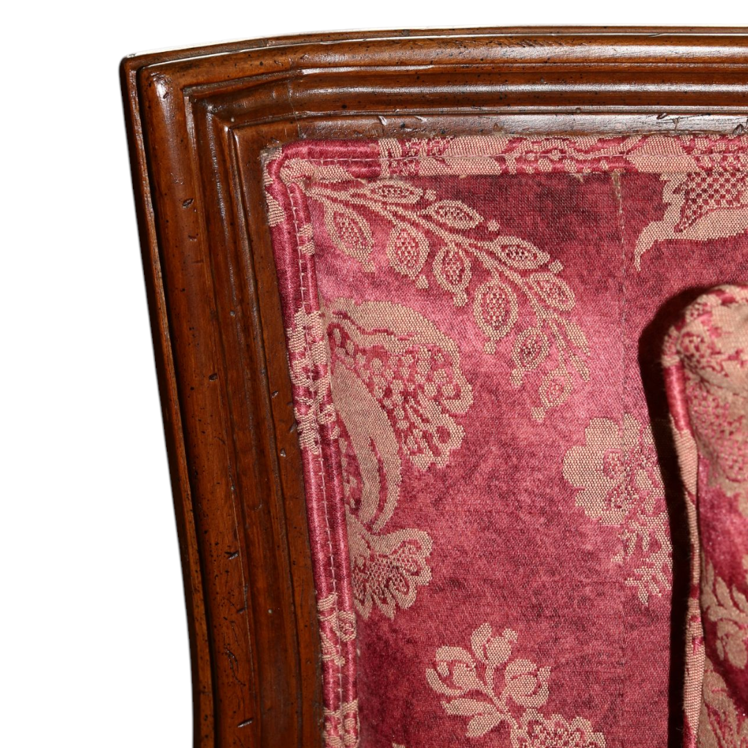 Antique Red Settee