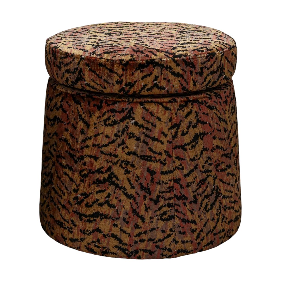 Tiger Swivel Stool