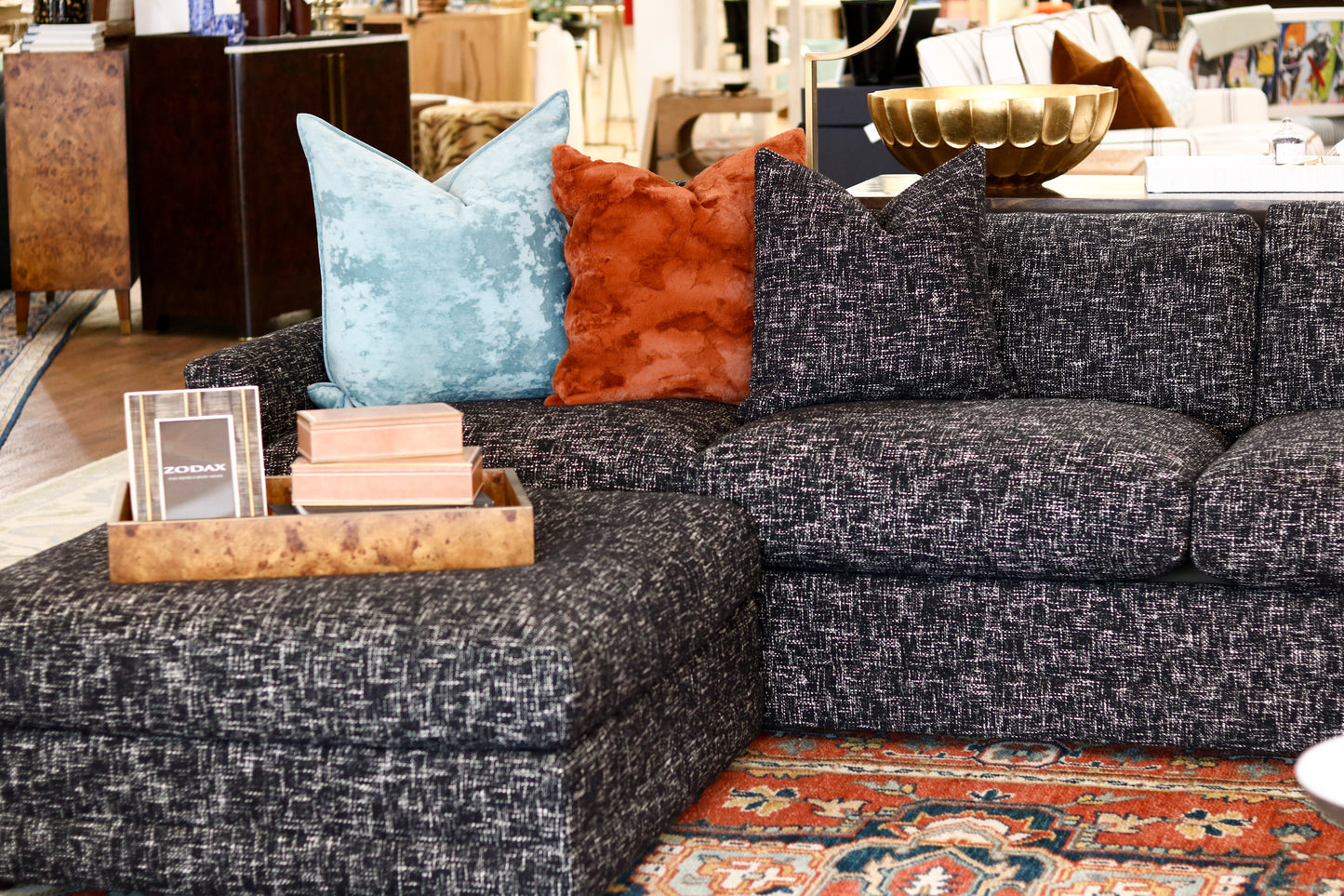 Black & White 3-Piece Sectional