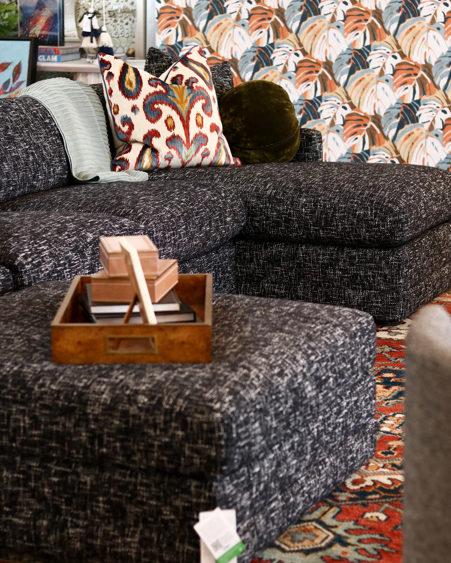 Black & White 3-Piece Sectional