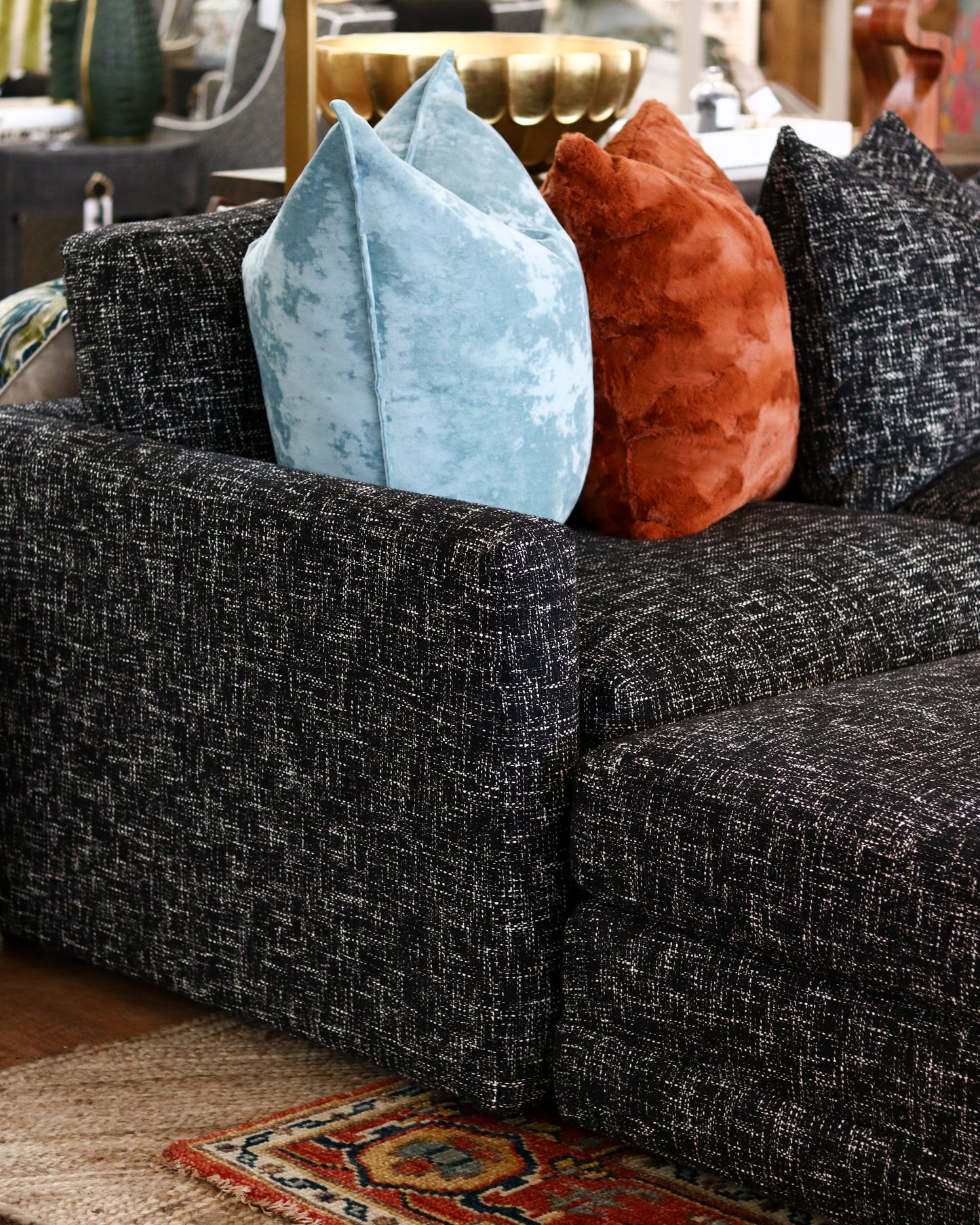 Black & White 3-Piece Sectional