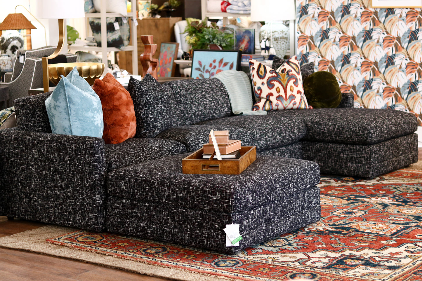 Black & White 3-Piece Sectional