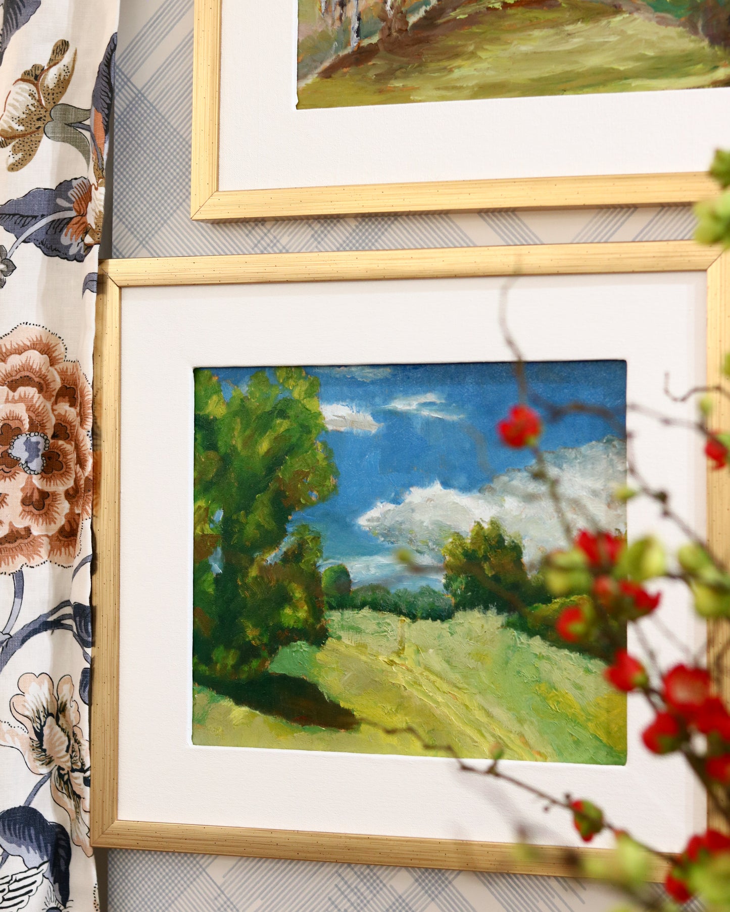"Portales Park" Painting by John Hegstrom